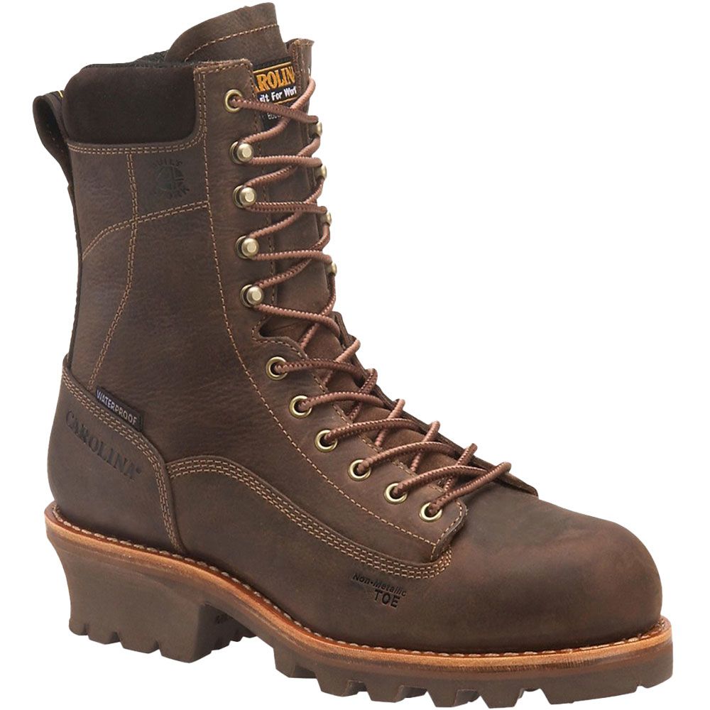 Carolina CA7521 Composite Toe Work Boots - Mens Medium Brown