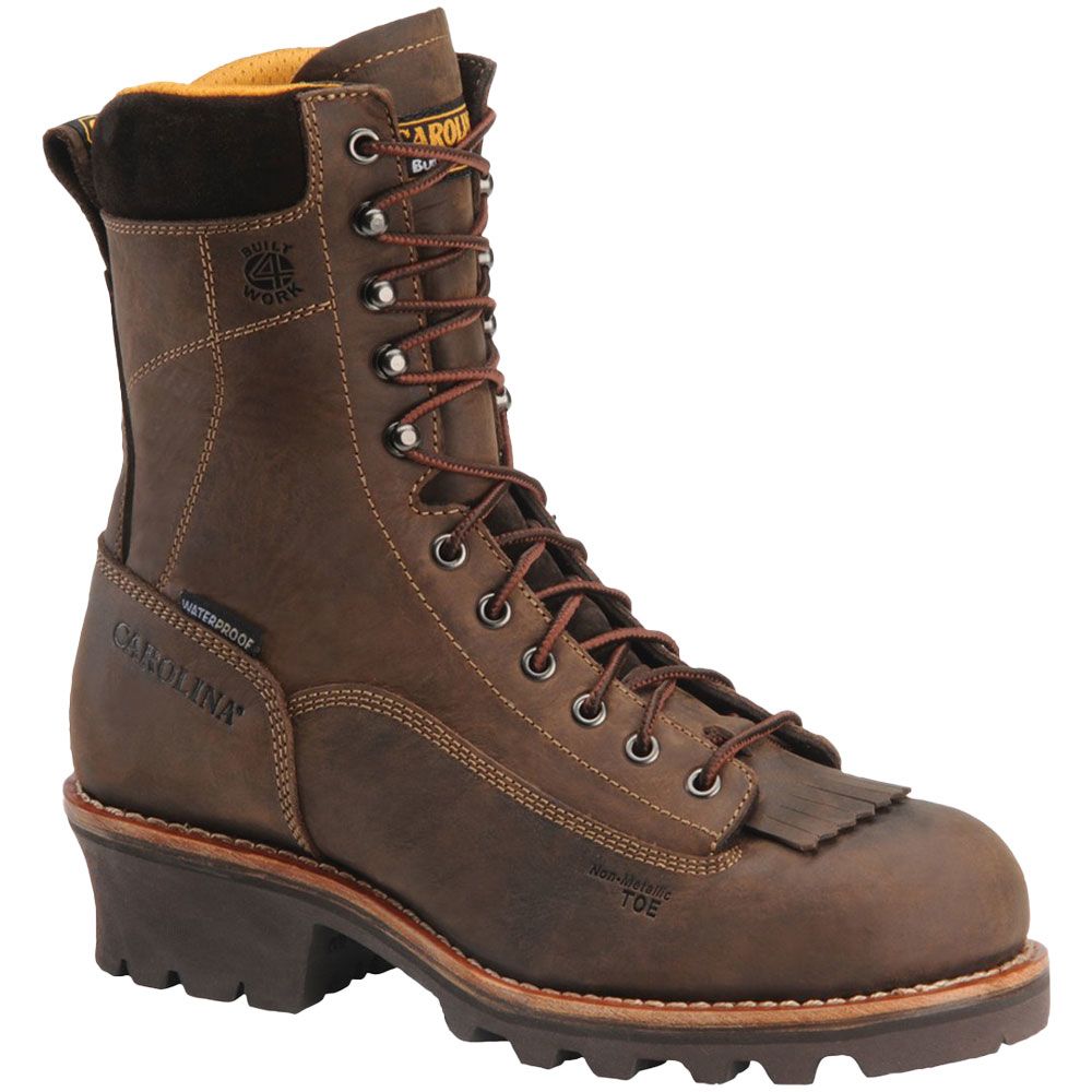 Carolina CA7522 Composite Toe Work Boots - Mens Medium Brown