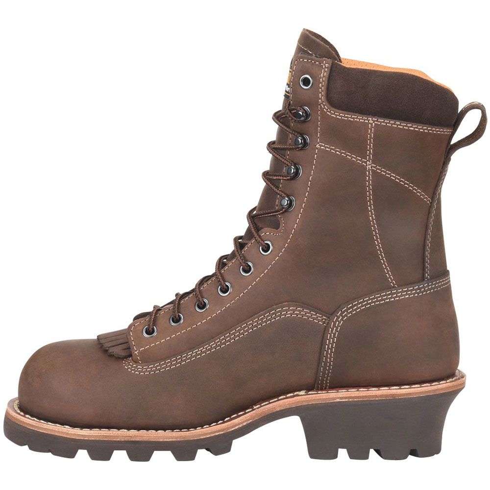 Carolina CA7522 Composite Toe Work Boots - Mens Medium Brown Back View