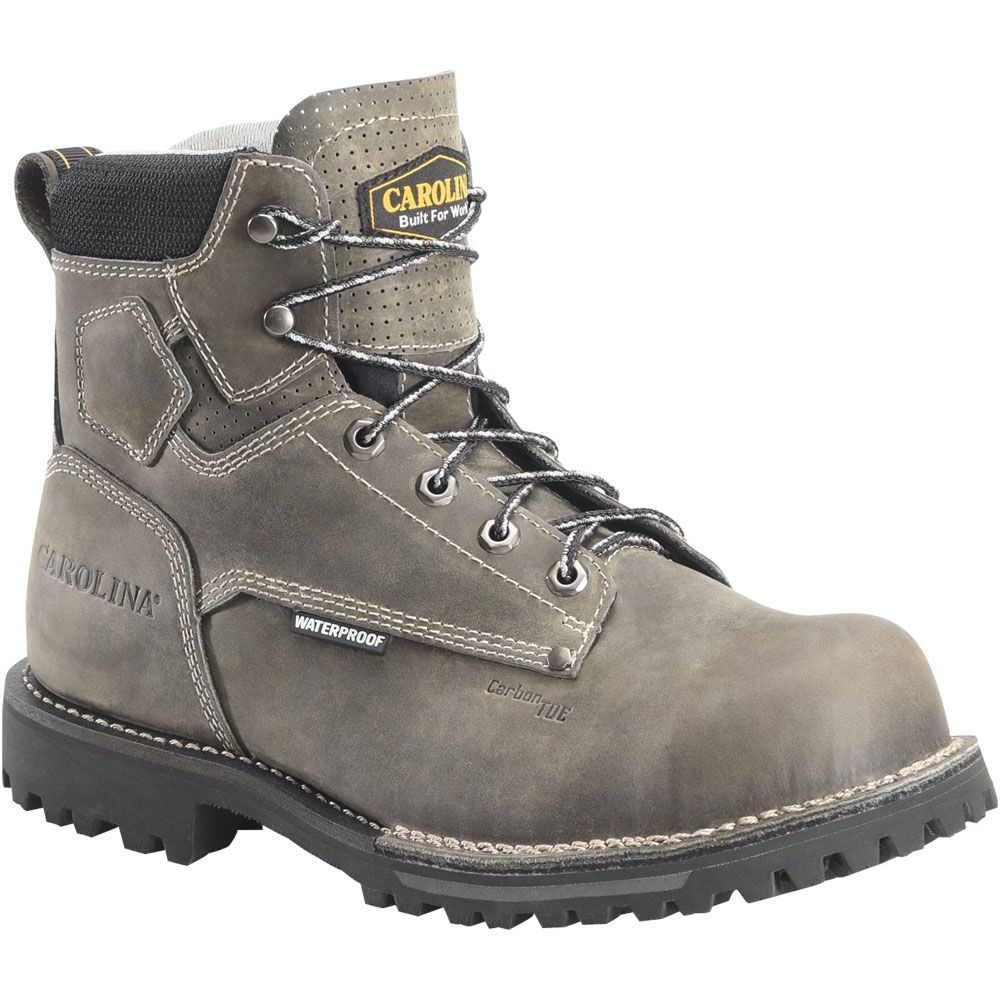 Carolina Ca7532 Composite Toe Work Boots - Mens Gray Black