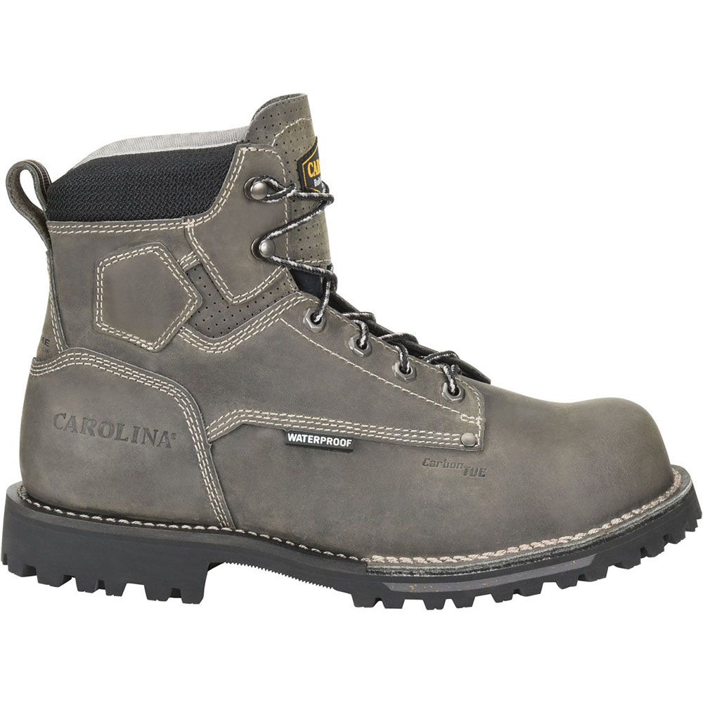 'Carolina Ca7532 Composite Toe Work Boots - Mens Gray Black