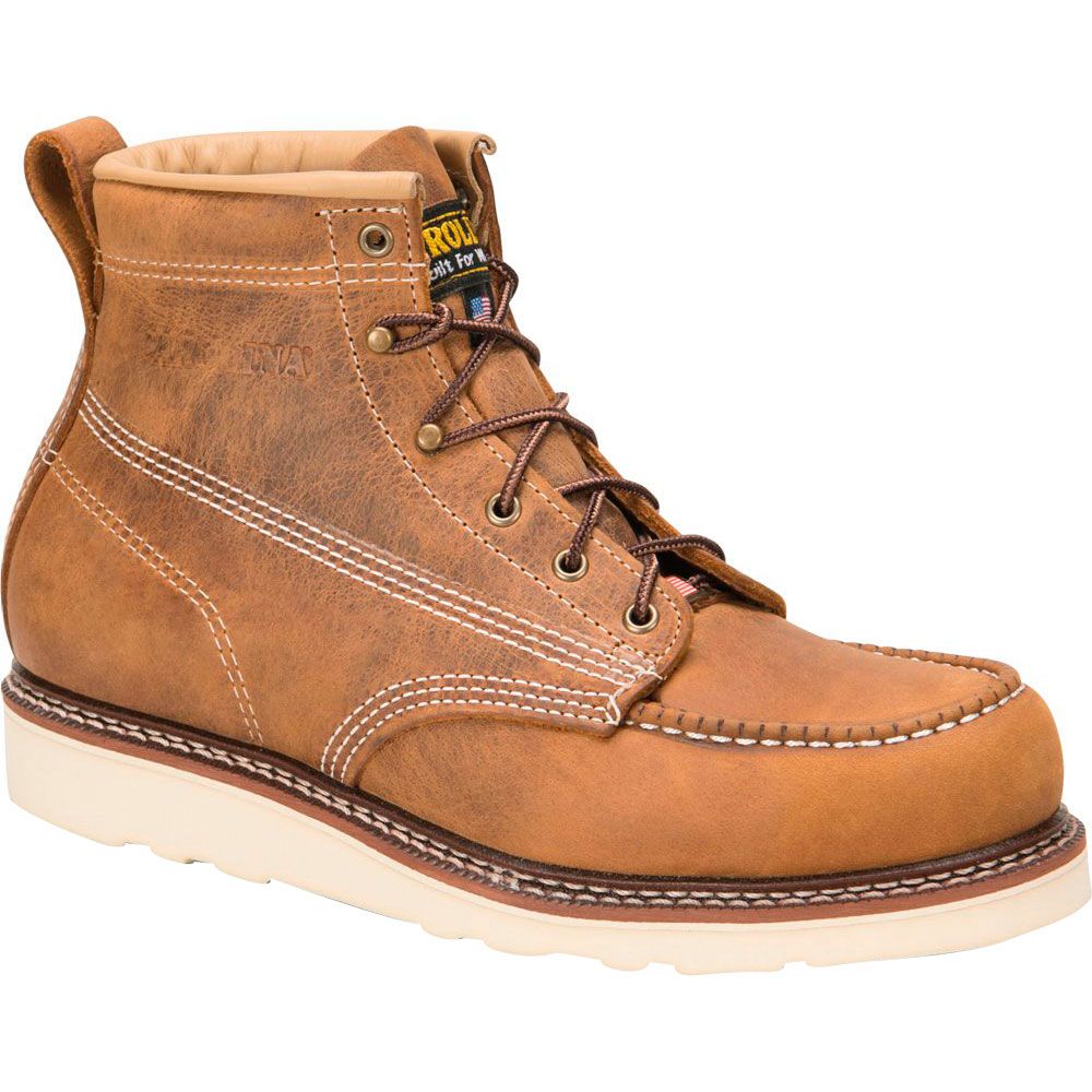 Carolina Ca7811 Safety Toe Work Boots - Mens Dark Brown