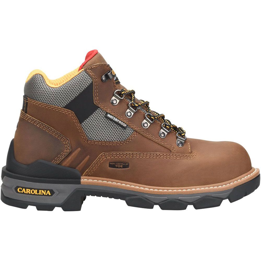 Carolina Constructor CA7832 5" WP Mens Composite Toe Work Boots Dark Brown Side View