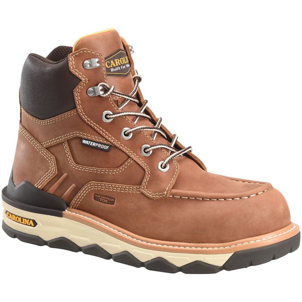 Carolina 6" Guardian CA7834 Mens WP Composite Toe Work Boots Dark Brown