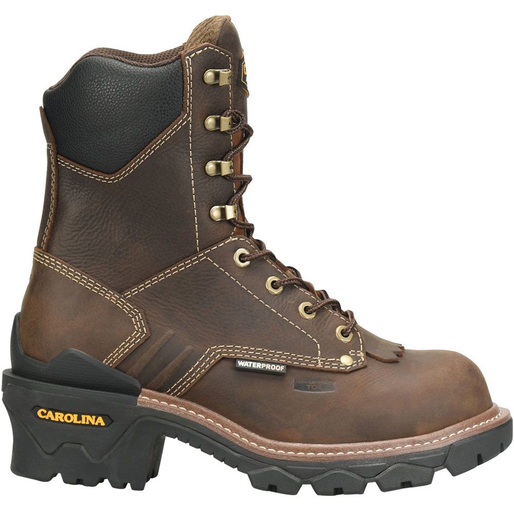 Carolina Ca7837 8" Wp Ct Composite Toe Work Boots - Mens Dark Brown