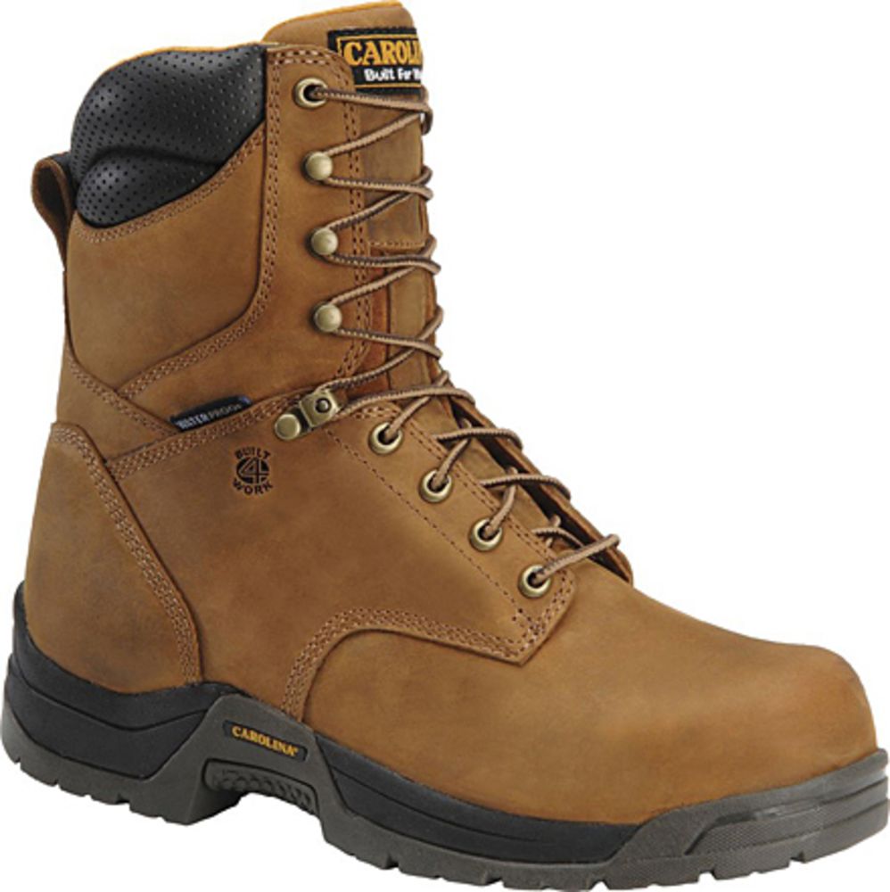 Carolina CA8020 Broad Toe Work Boots - Mens Dark Brown