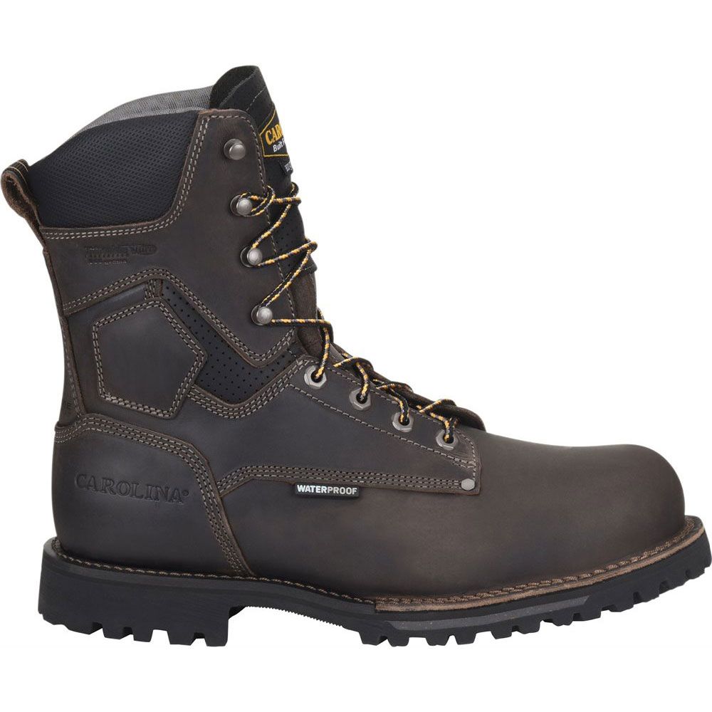 'Carolina Ca8034 Non-Safety Toe Work Boots - Mens Gray Black