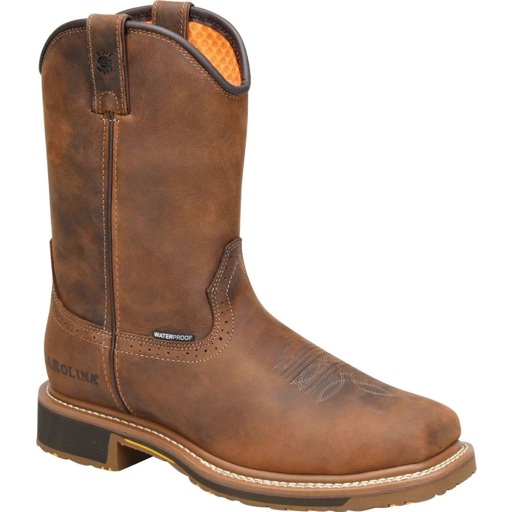 Carolina Ca8036 Non-Safety Toe Work Boots - Mens Dark Brown