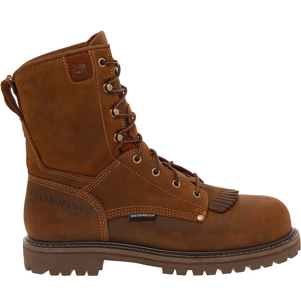 Carolina CA8528 Composite Toe Work Boots - Mens Brown Side View