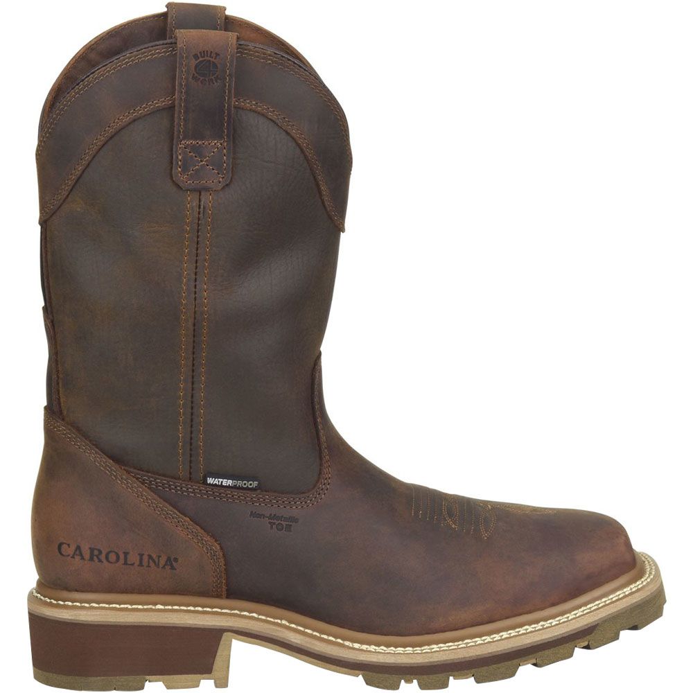 'Carolina Mens 11" Wp Roper Composite Toe Work Boots - Mens Dark Brown