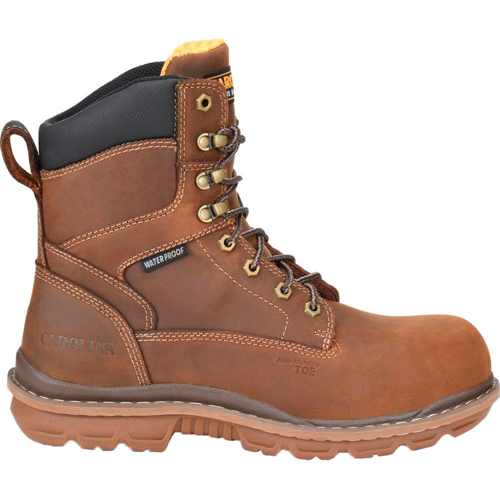 Carolina Ca8558 Composite Toe Work Boots - Mens Dark Brown Side View