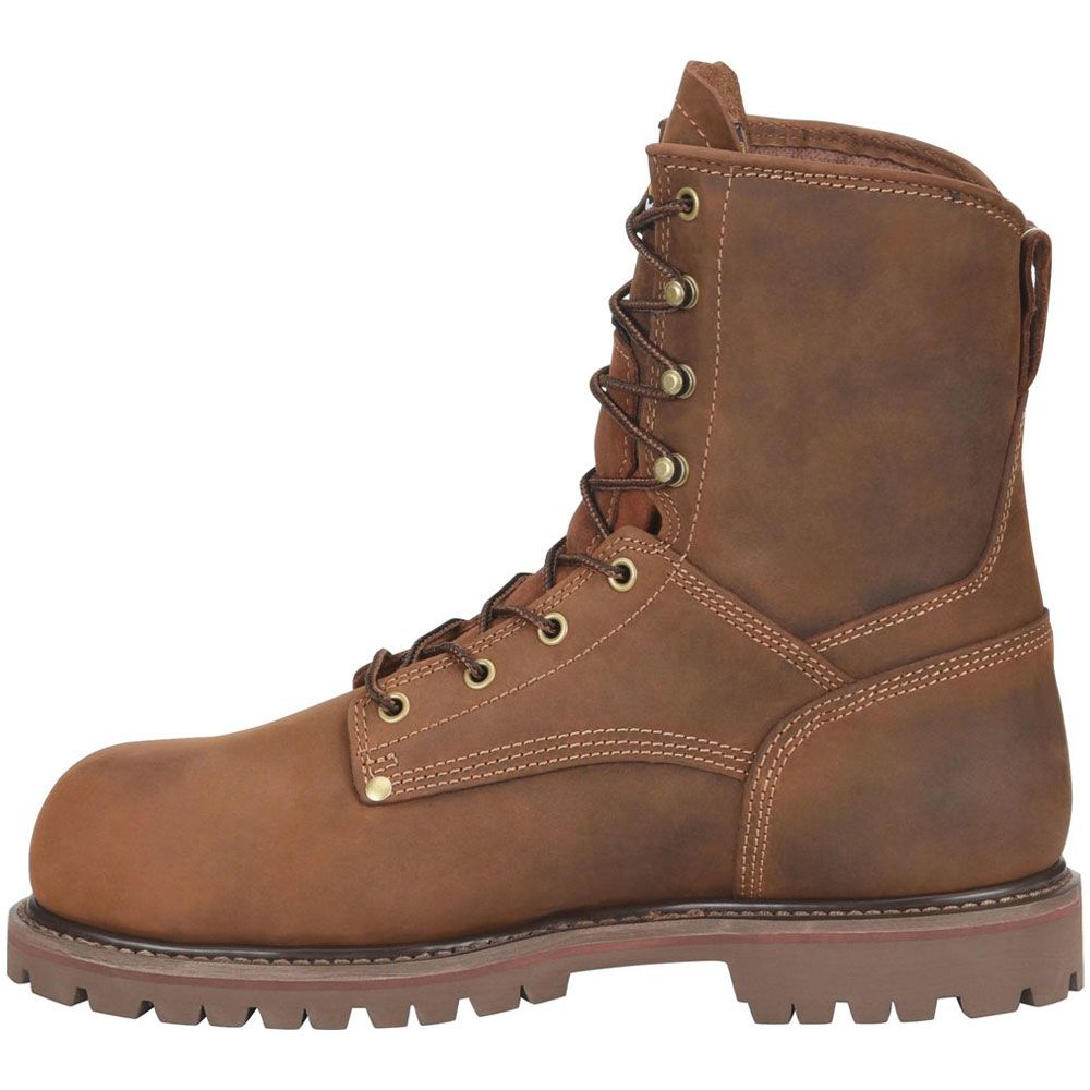 Carolina CA9028 Non-Safety Toe Work Boots - Mens Medium Brown Back View
