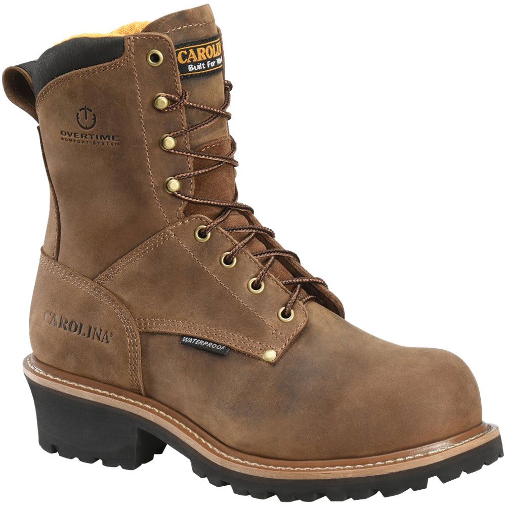 Carolina Ca9052 Non-Safety Toe Work Boots - Mens Dark Brown
