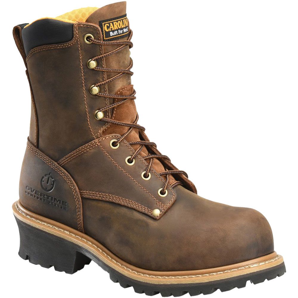 Carolina Ca9053 Non-Safety Toe Work Boots - Mens Dark Brown