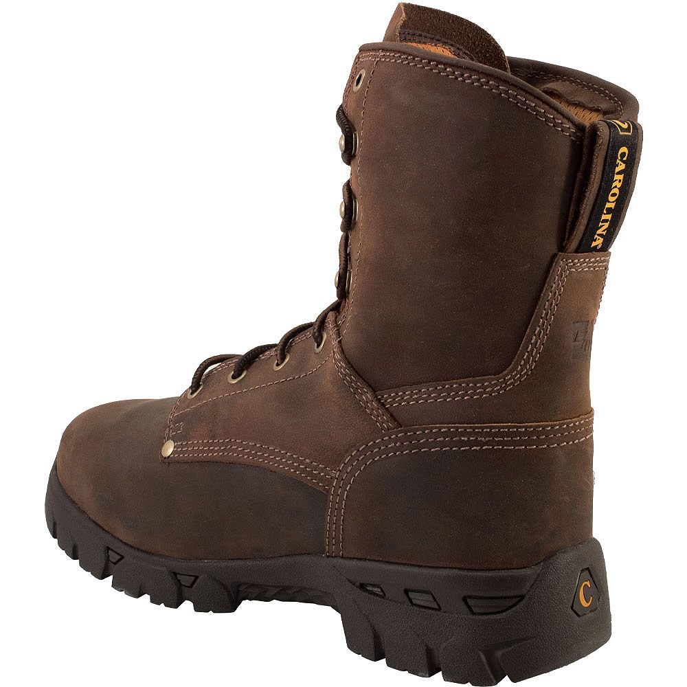 Carolina CA9582 Composite Toe Work Boots - Mens Medium Brown Back View