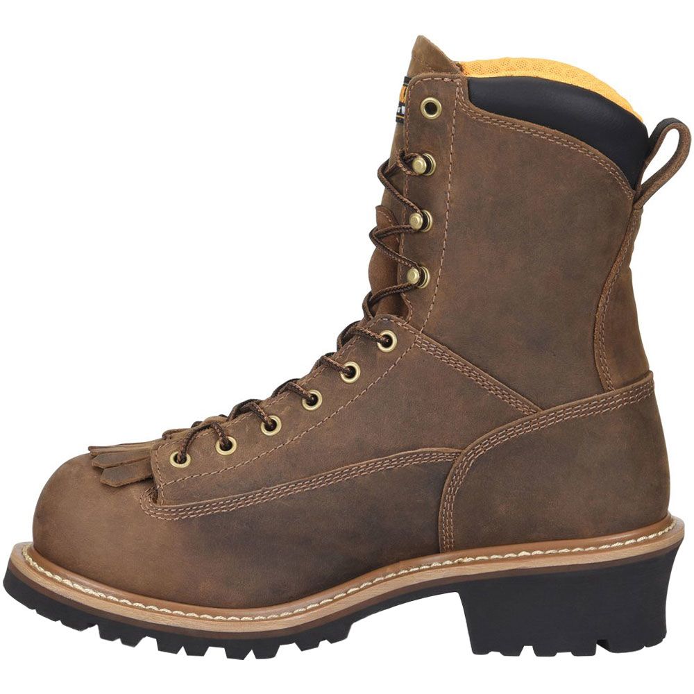Carolina Ca9828 Composite Toe Work Boots - Mens Dark Brown Back View