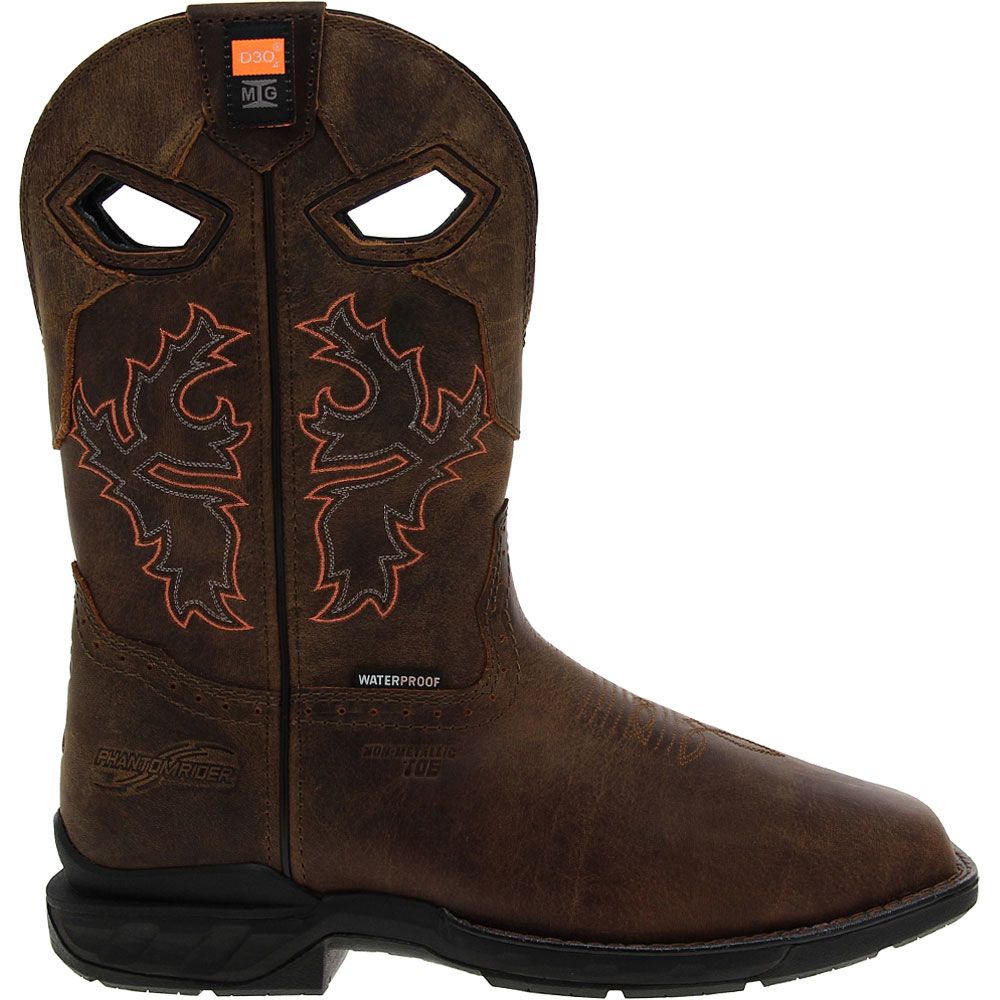 Double H Redeemer DH5379 Mens Met Comp Toe Work Boots Brown