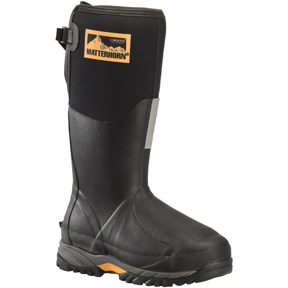 Matterhorn MT203 Mud Jumper 15" Met Safety Toe Work Boots - Mens Black