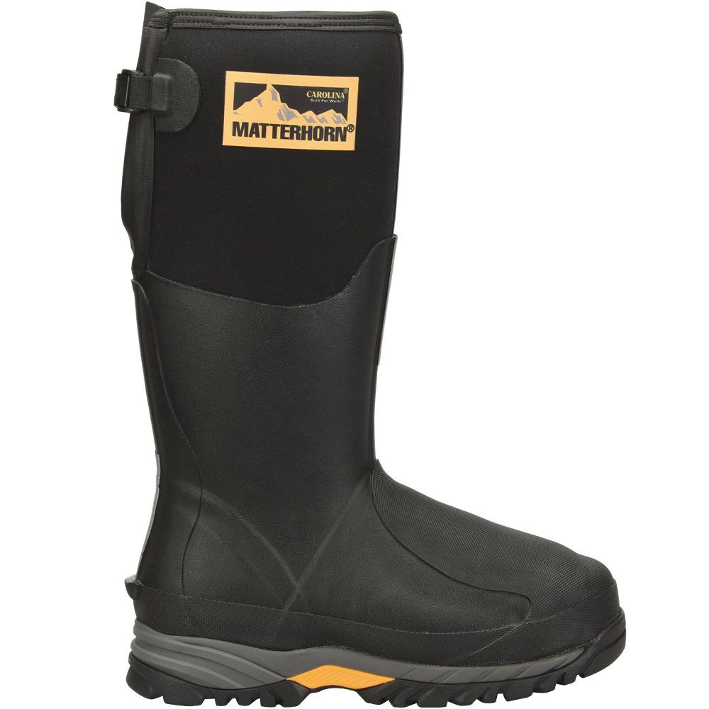 Carolina 15" Met Pr Wp Adjustab Safety Toe Work Boots - Mens Black