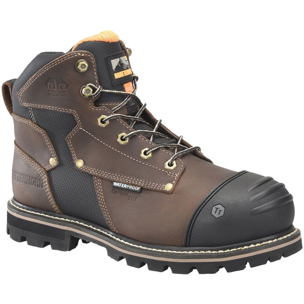 Matterhorn I-Beam MT2546 Mens 6" Composite Toe Work Boots Dark Brown