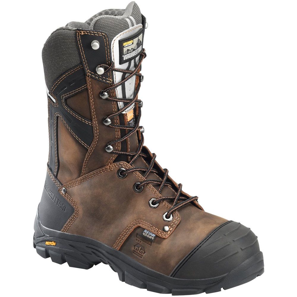 Carolina Matterhorn MT2570 Aluminum Toe Metguard Boots - Mens Dark Brown