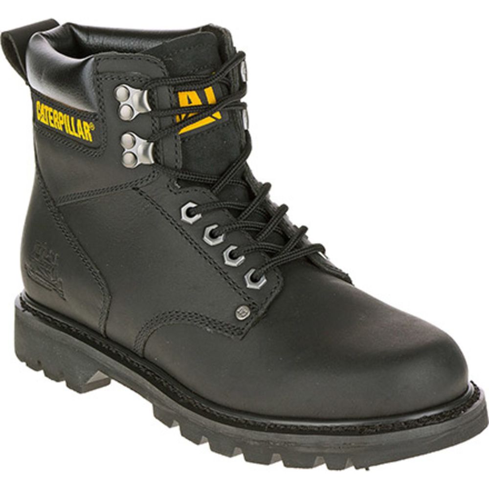 Caterpillar Footwear Second Shift Work Boots - Mens Black