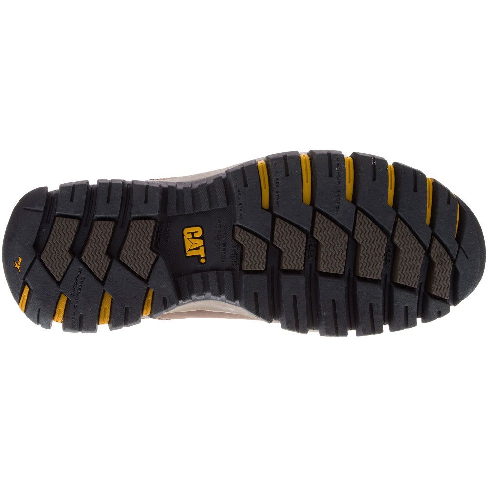 Caterpillar Footwear Navigator Soft Toe Work Boots - Mens Brown Sole View