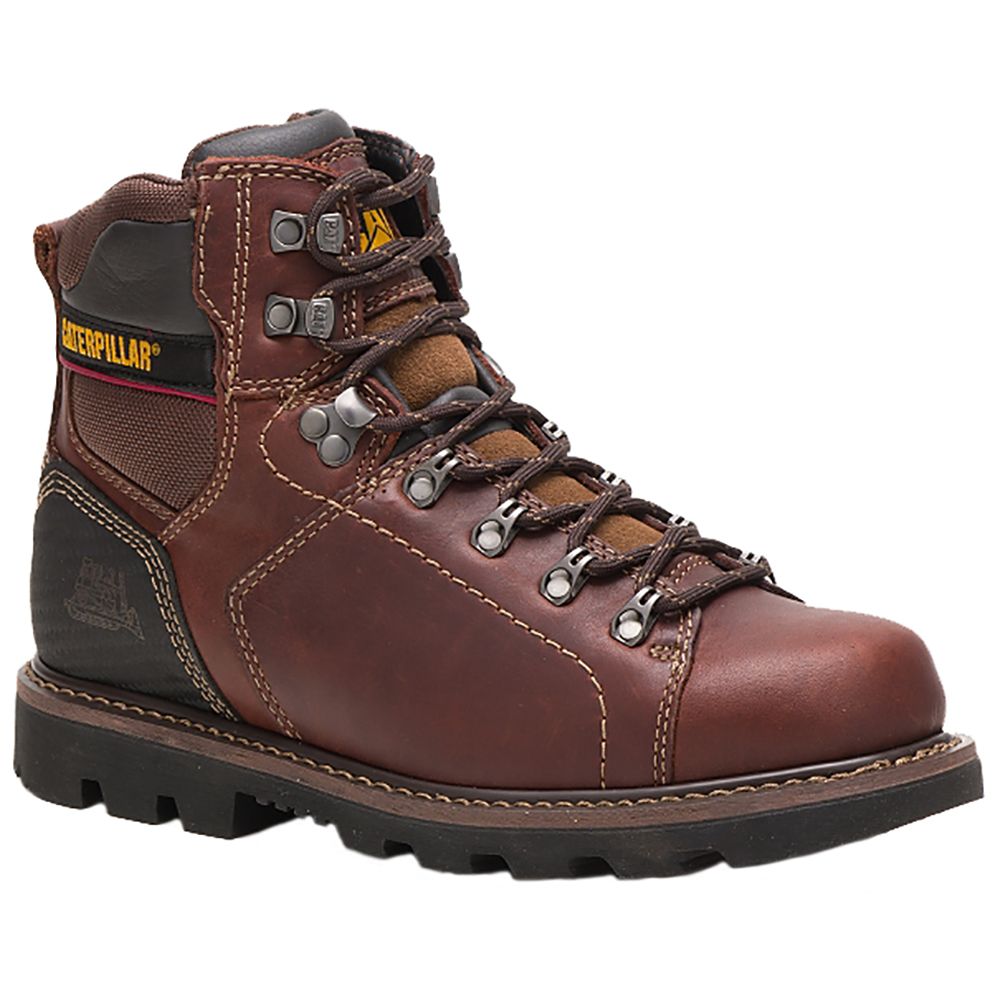 Caterpillar Footwear Alaska 2.0 Non-Safety Toe Work Boots - Mens Brown