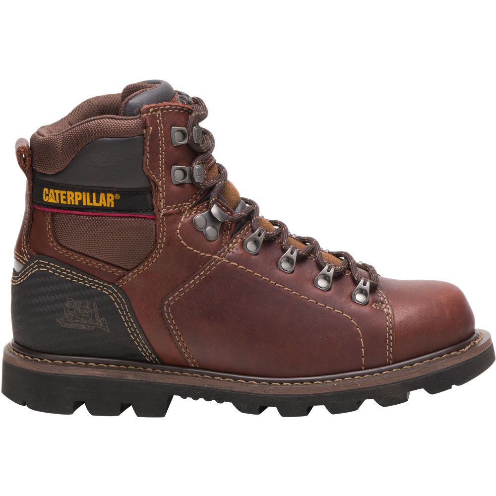 Caterpillar Footwear Alaska 2.0 Non-Safety Toe Work Boots - Mens Brown Side View