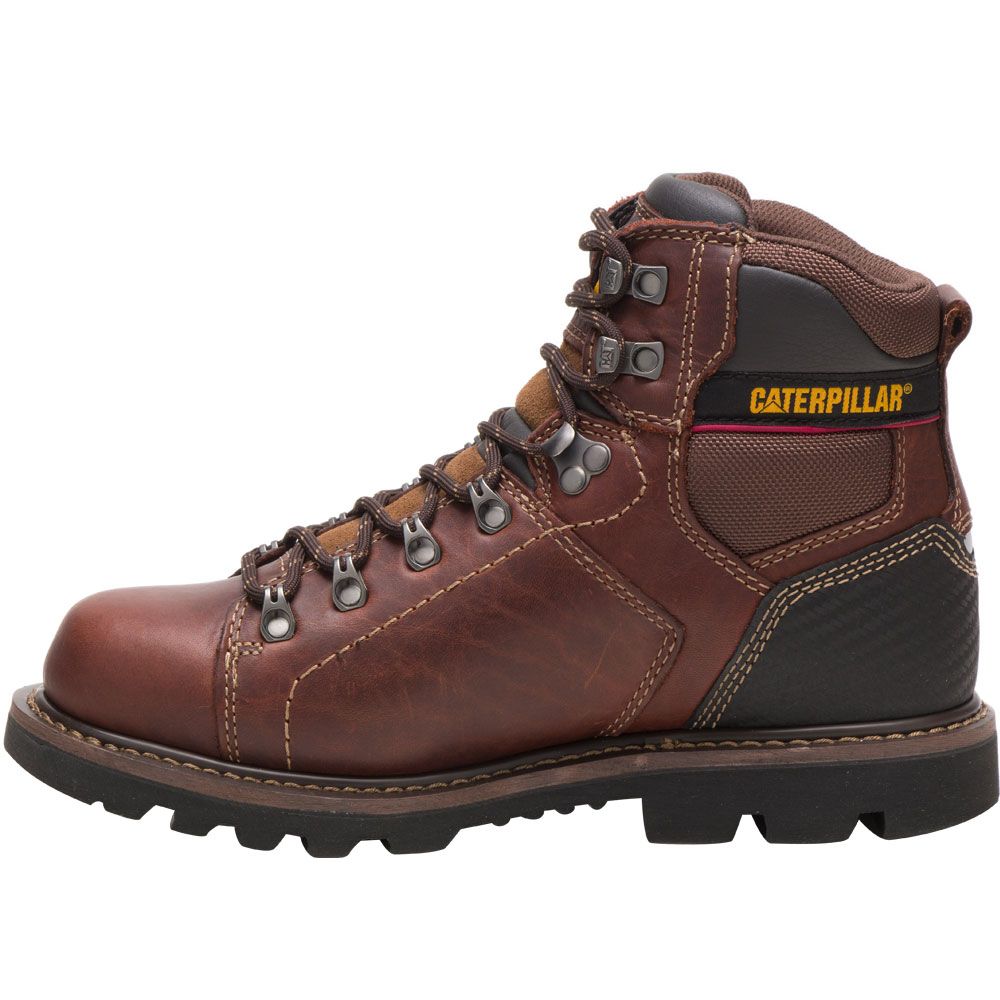 Caterpillar Footwear Alaska 2.0 Non-Safety Toe Work Boots - Mens Brown Back View