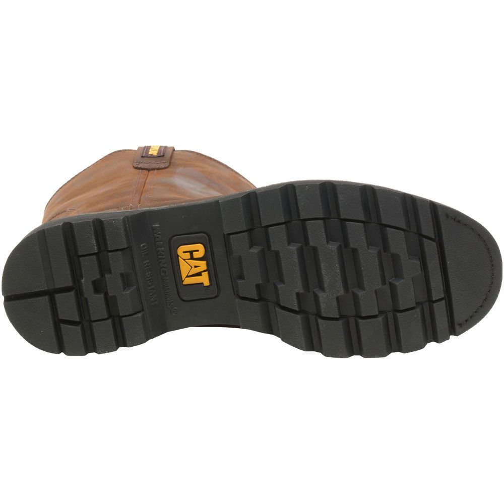 Caterpillar Footwear Revolver Steel Toe Work Boots - Mens Brown Sole View