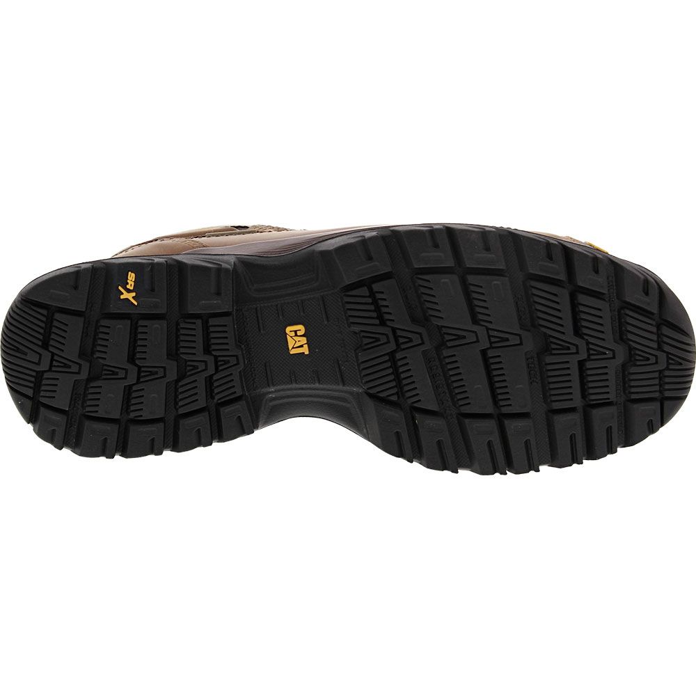 Caterpillar Footwear Diagnostic Hi Steel Toe Work Boots - Mens Brown Sole View