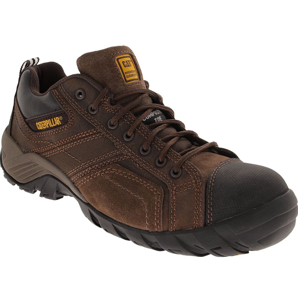 Caterpillar Footwear Argon Composite Toe Work Shoes - Mens Brown