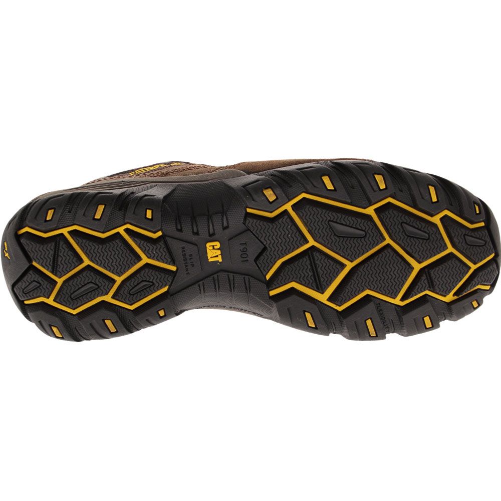 Caterpillar Footwear Argon Composite Toe Work Shoes - Mens Brown Sole View
