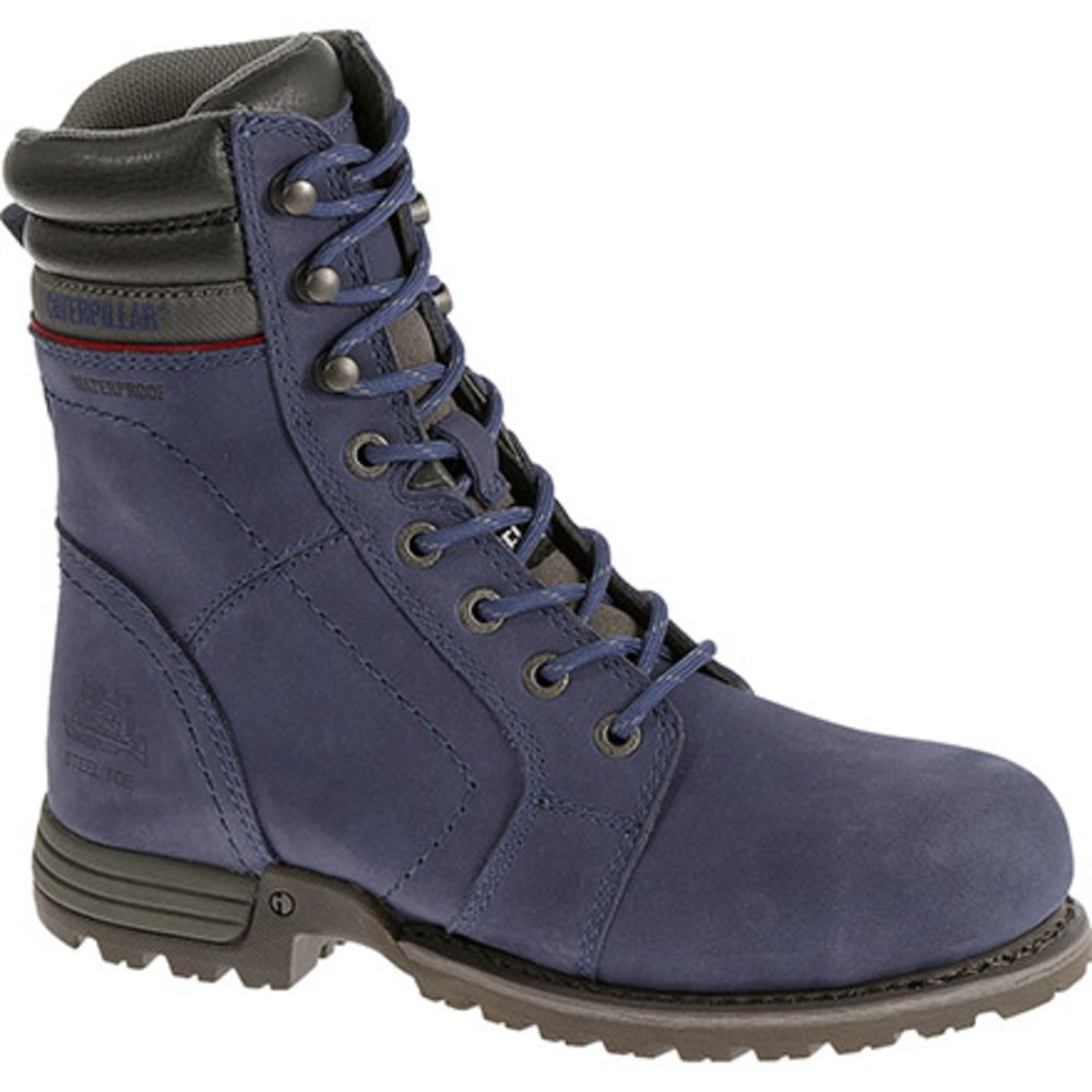 Caterpillar Footwear Echo Wp St Safety Toe Work Boots - Womens Unknown Side View