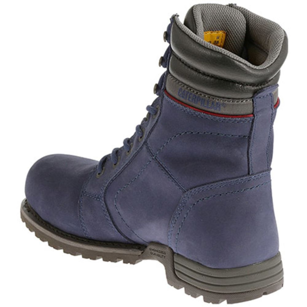 Caterpillar Footwear Echo Wp St Safety Toe Work Boots - Womens Unknown Back View