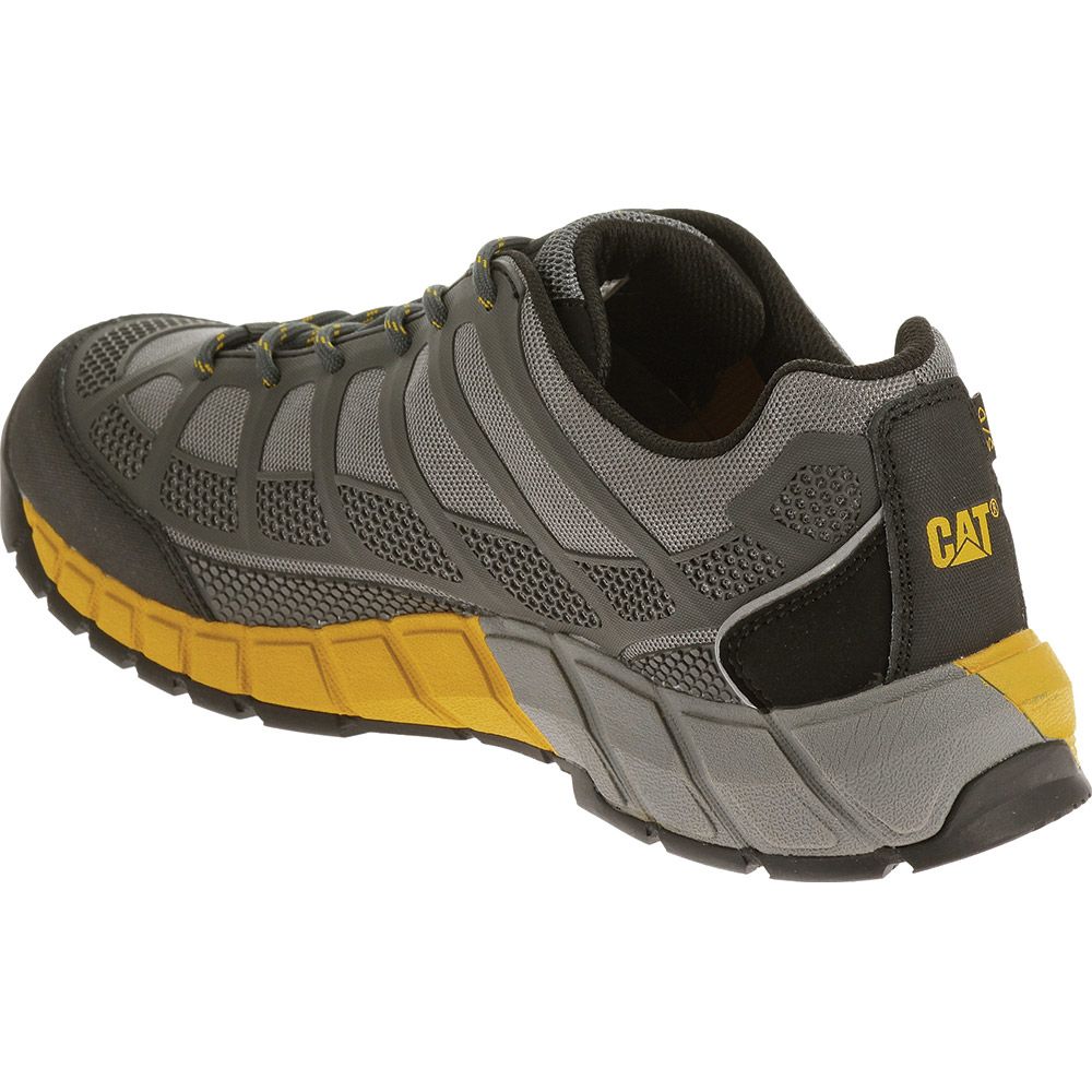 Caterpillar Footwear Streamline Esd Comp Toe Work Shoes - Mens Grey Back View