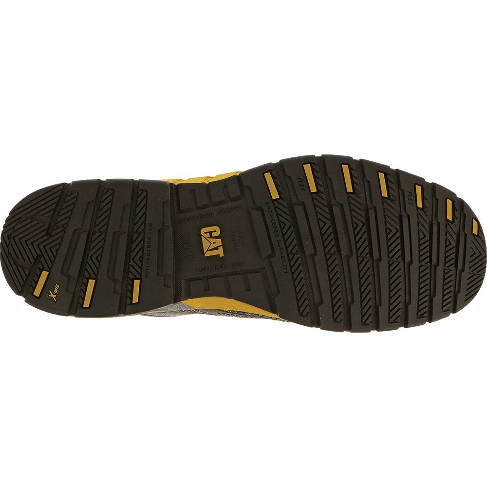 Caterpillar Footwear Streamline Esd Comp Toe Work Shoes - Mens Grey Sole View
