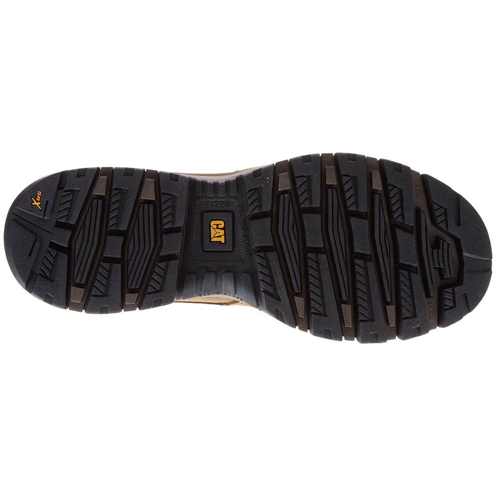 Caterpillar Footwear Device WP Composite Toe Work Boots - Mens Dark Beige Sole View