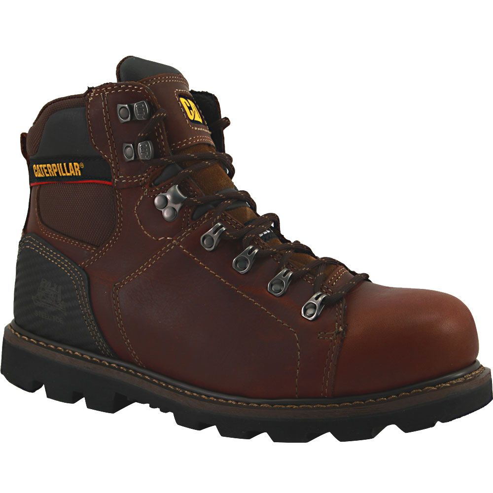 Caterpillar Footwear Alaska 2 Safety Toe Work Boots - Mens Brown