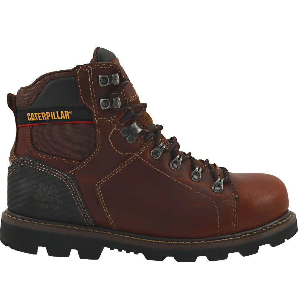 'Caterpillar Footwear Alaska 2 Safety Toe Work Boots - Mens Brown