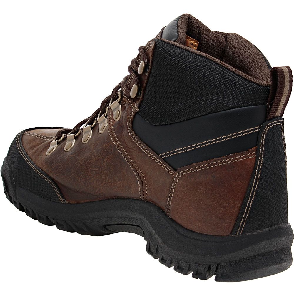 Caterpillar Footwear Threshold H2O Safety Toe Work Boots - Mens Real Brown Back View