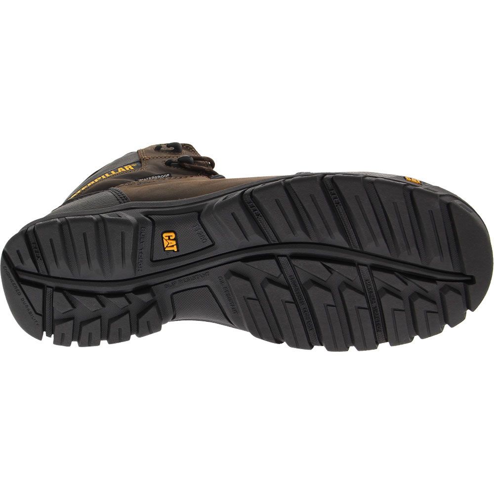 Caterpillar Footwear Resorption Composite Toe Work Boots - Mens Brown Sole View
