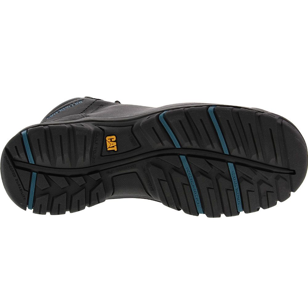 Caterpillar Footwear Mae Steel Toe Safety Toe Work Boots - Womens Black Sole View