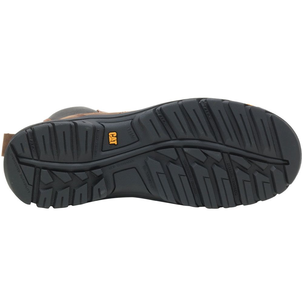 Caterpillar Footwear Wheelbase St Safety Toe Work Boots - Mens Brown Sole View