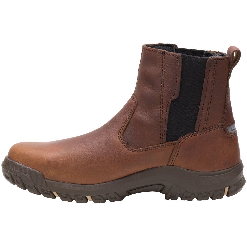 Caterpillar Footwear Abbey St Safety Toe Work Boots - Womens Brown Back View