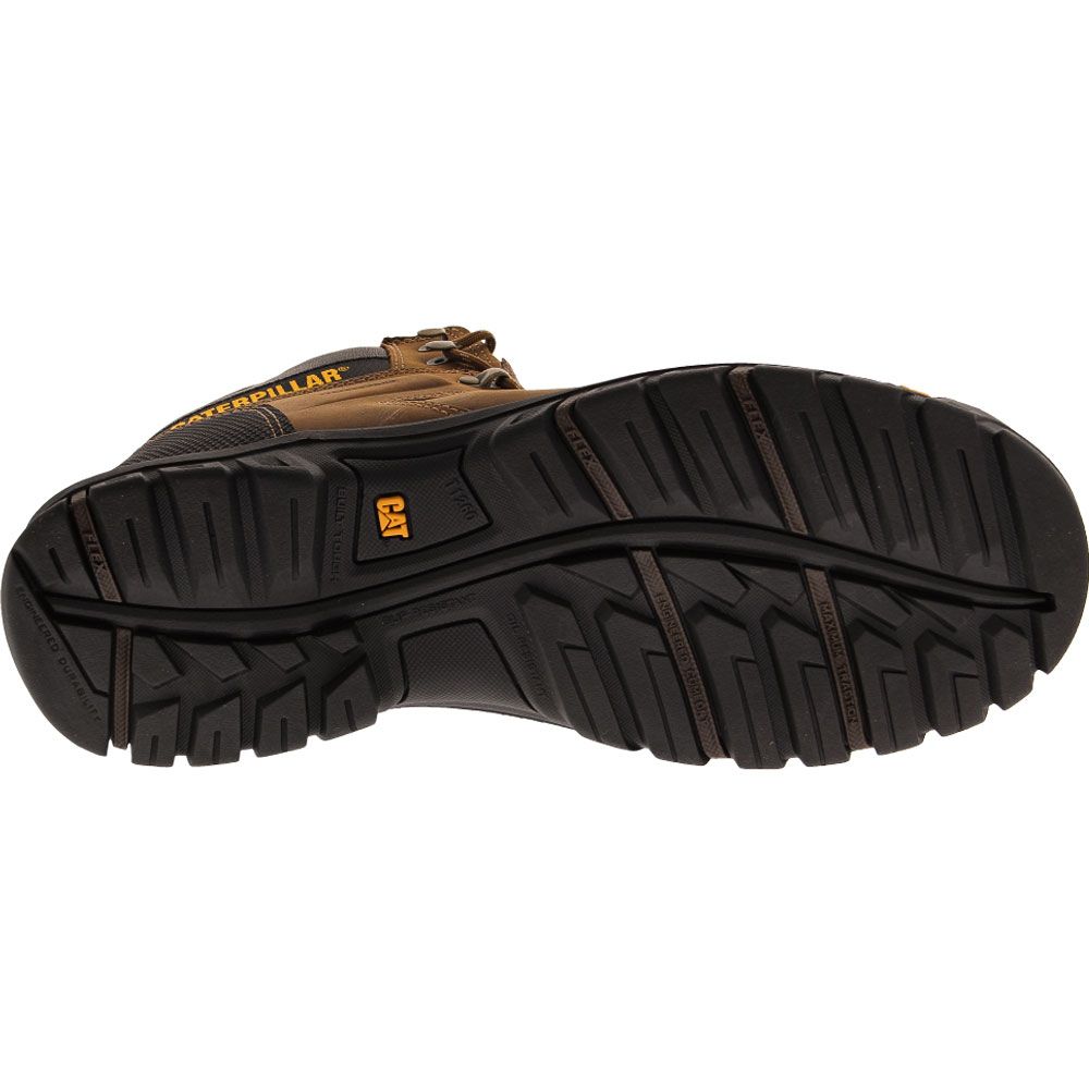Caterpillar Footwear Wellspring Met Safety Toe Work Boots - Mens Brown Sole View