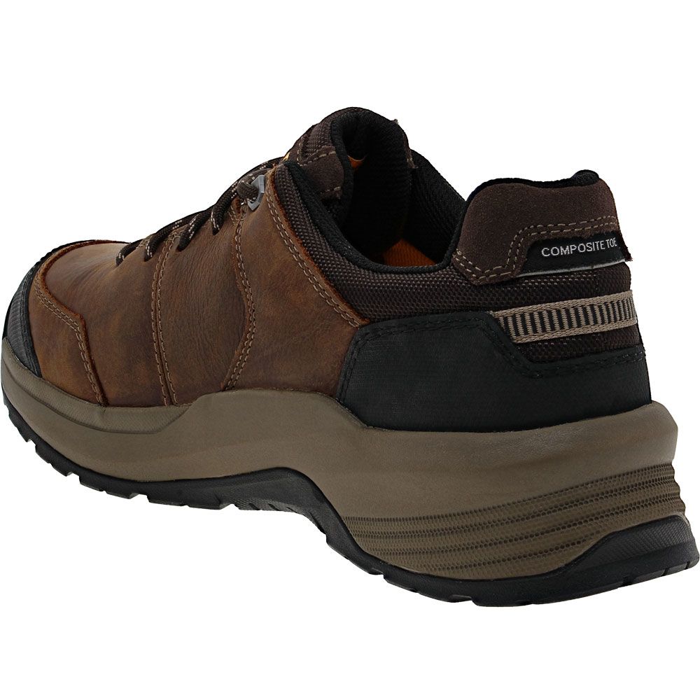 Caterpillar Footwear Streamline Ox Shoes - Mens Brown Back View