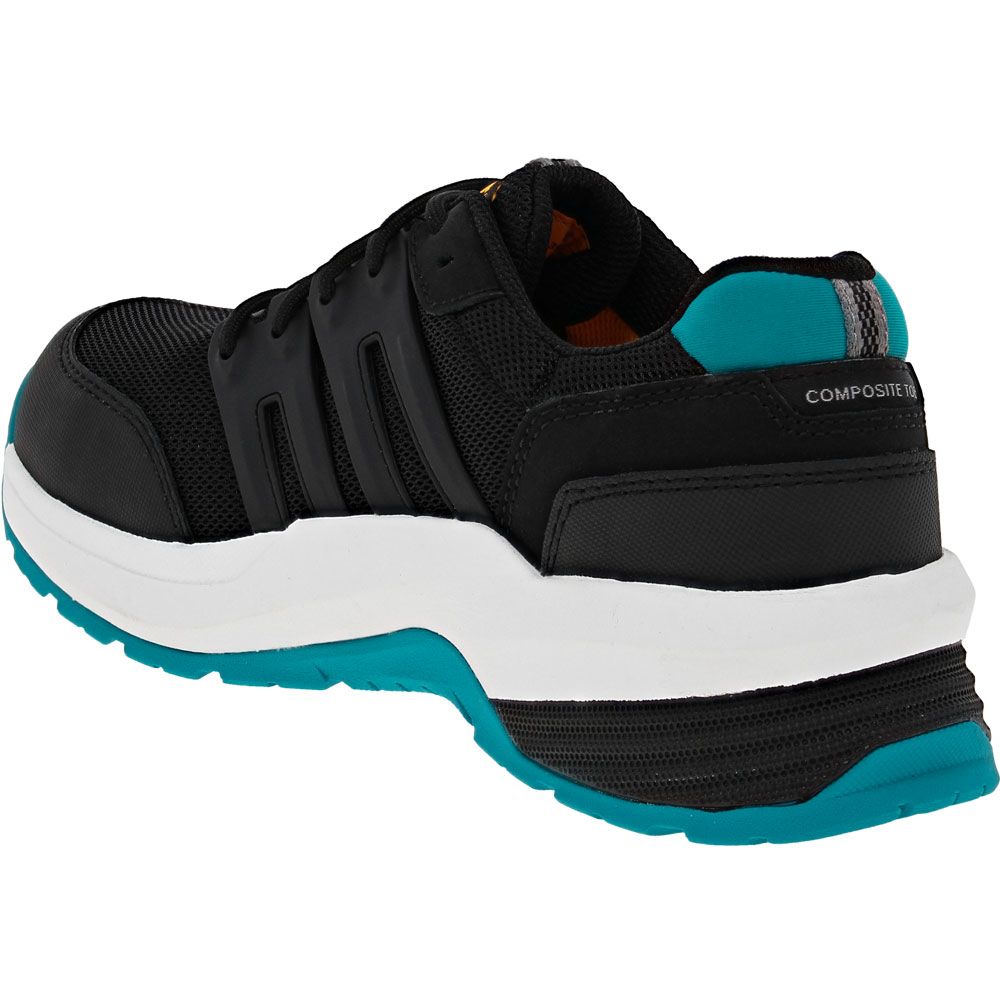 Caterpillar Footwear Streamline 2 CT Work Shoes - Womens Black Blue Back View