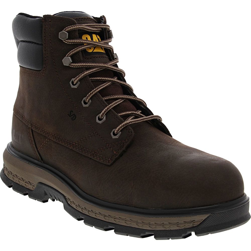 Caterpillar Footwear Exposition Safety Toe Work Boots - Mens Brown